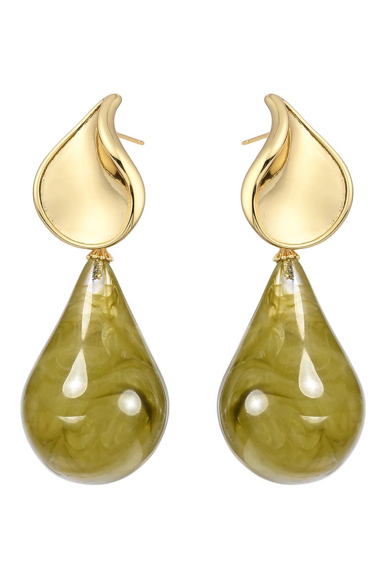 Avelina Statement Drop Earrings, Alternate, color, GOLD