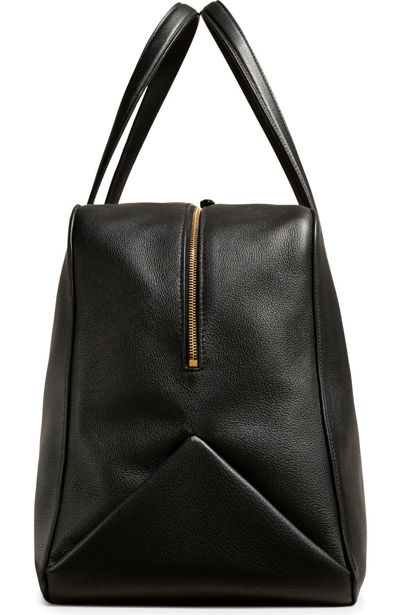 Khaite Large Maeve Leather Weekend Bag, Alternate, color,