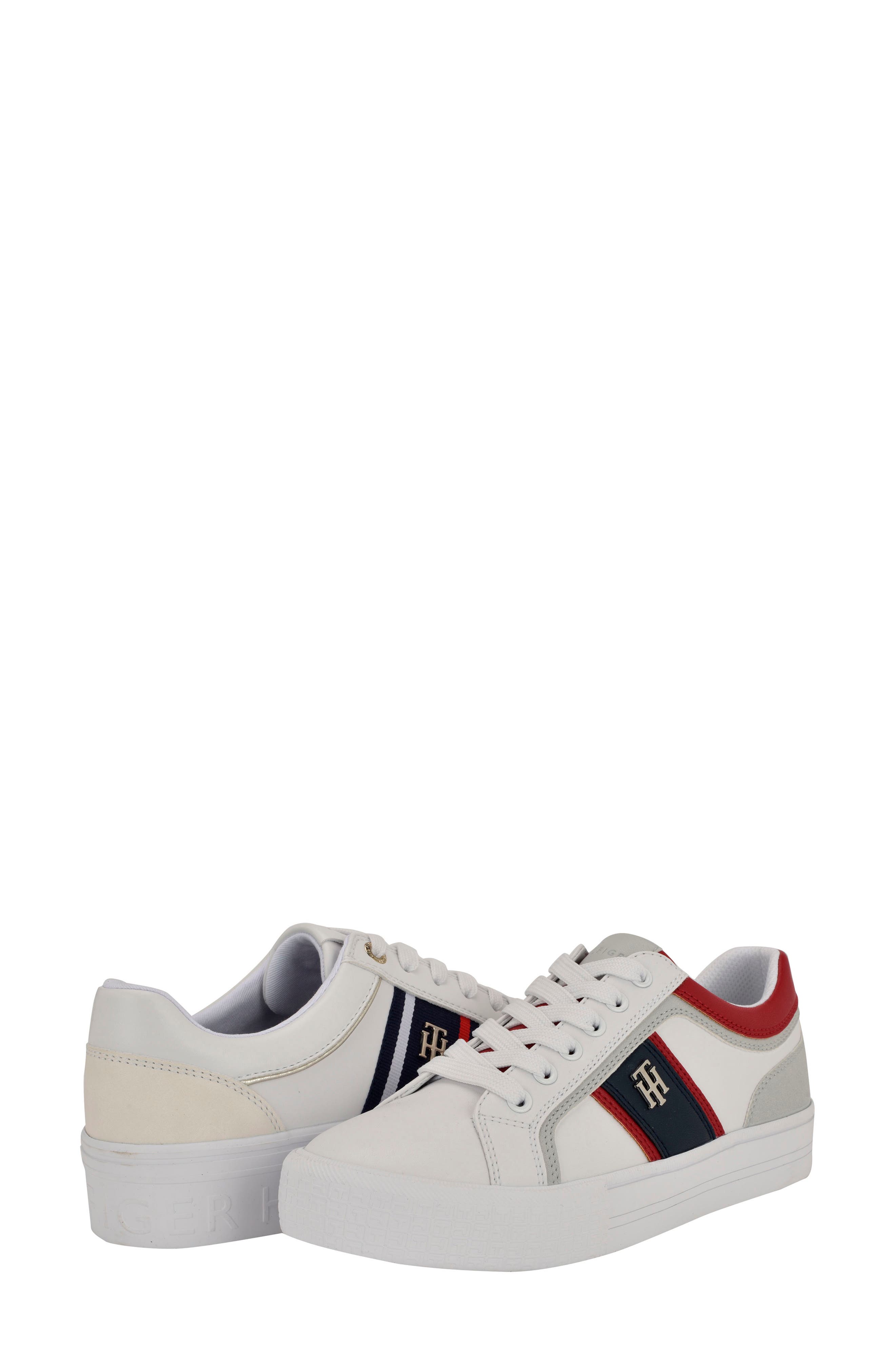 Badria Sneaker, Alternate, color, WHITE