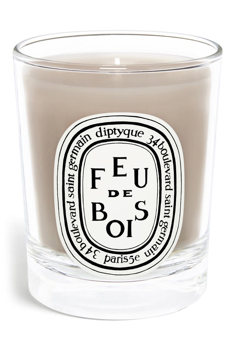 Feu de Bois (Fire Wood) Scented Candle, Alternate, color, CLEAR VESSEL