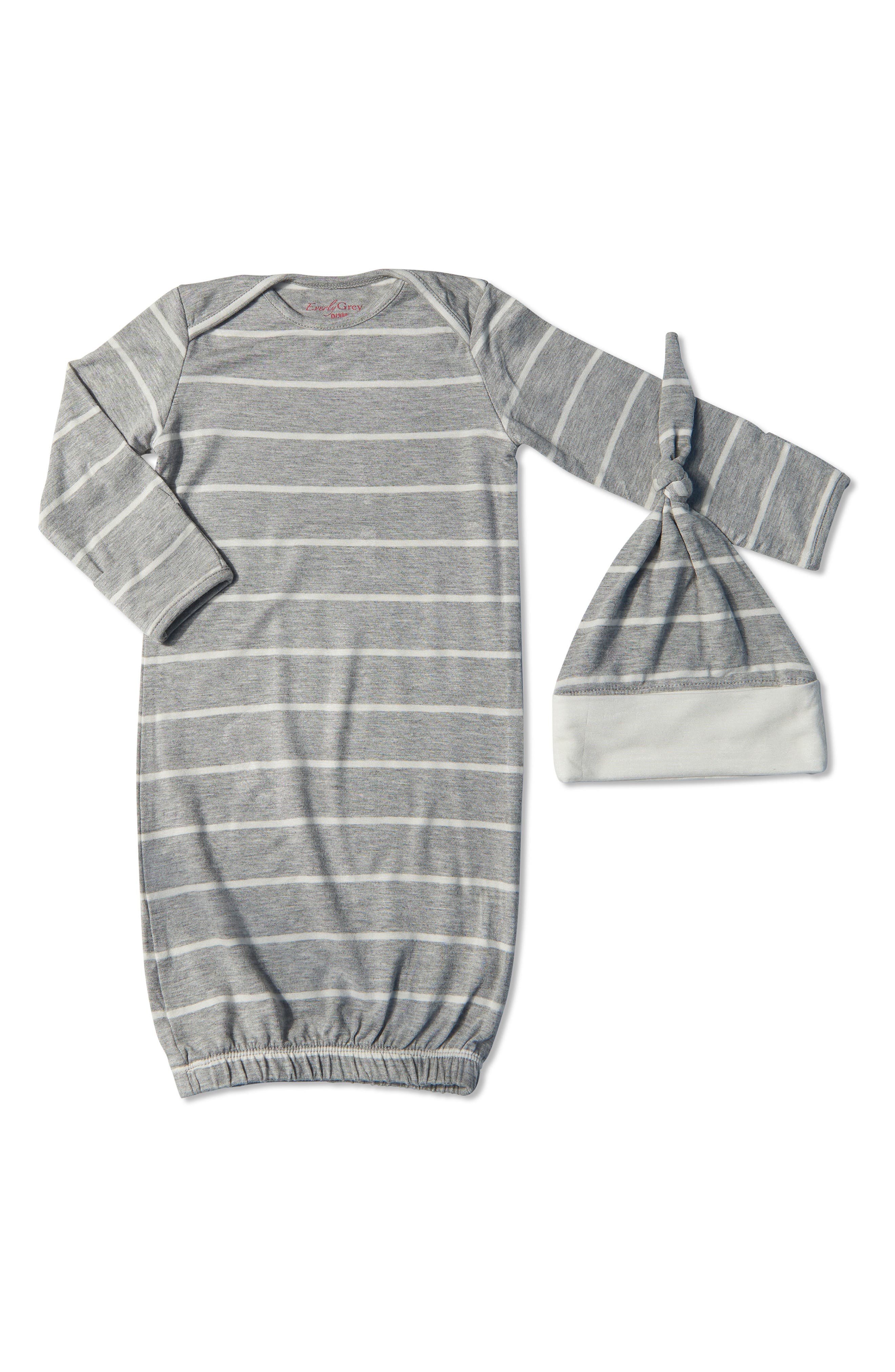 HEATHER GREY STRIPE