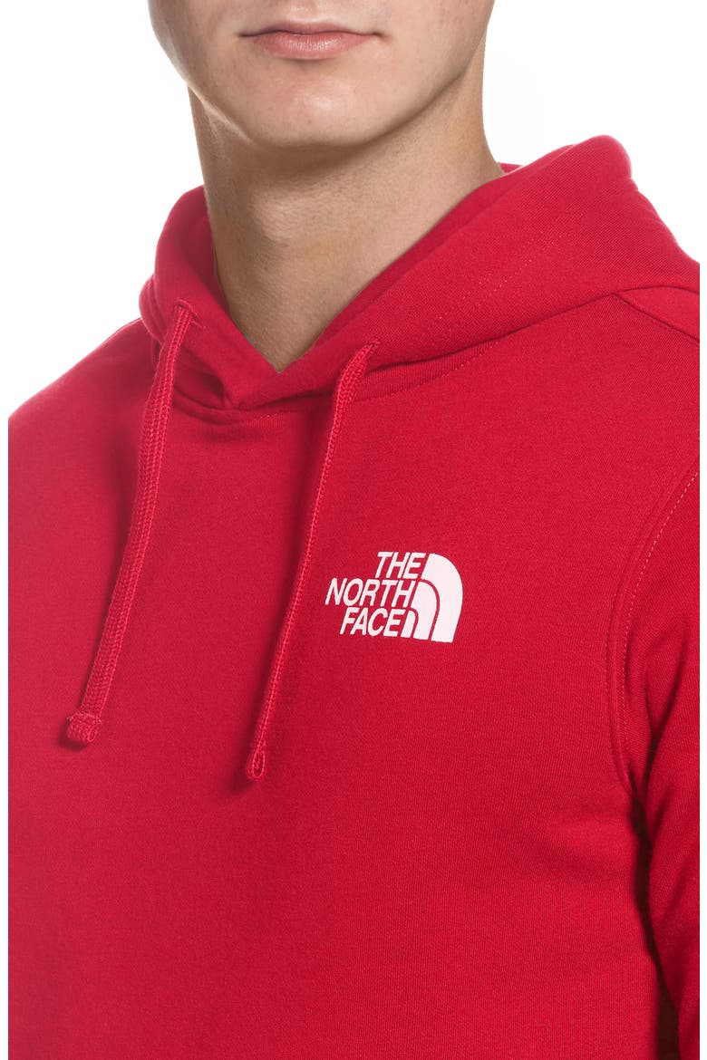 Red Box Hoodie, Alternate, color, TNF RED/ TNF BLACK