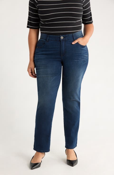 Sawyer Straight Leg Jeans (Plus)