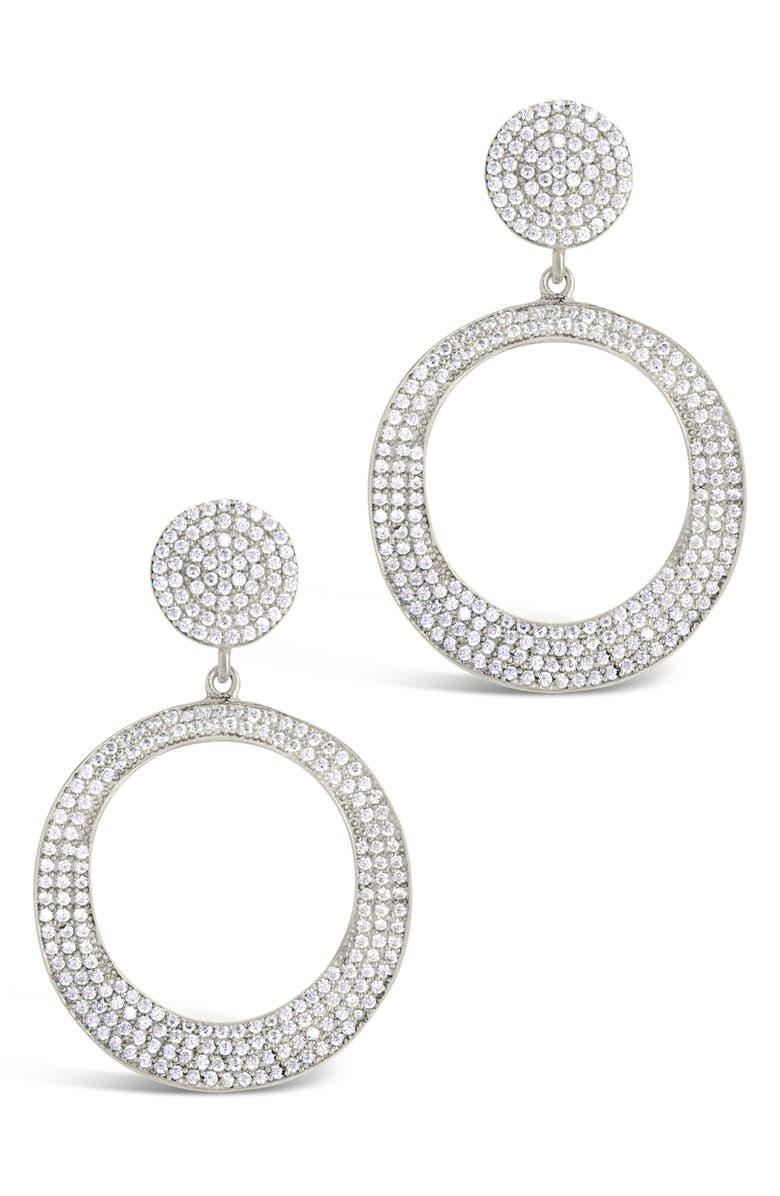 Sterling Forever Juniper Dangle Drop Earrings, Alternate, color, 