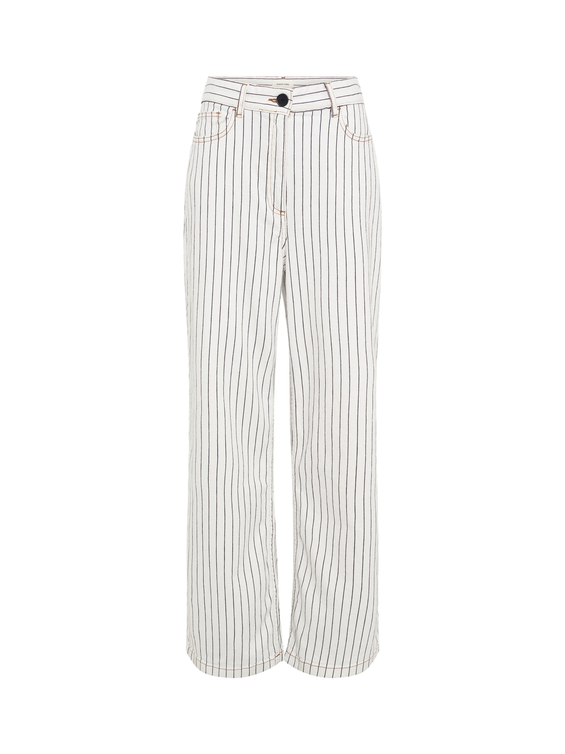 Amaliah Striped Wide Leg Jeans - image 2