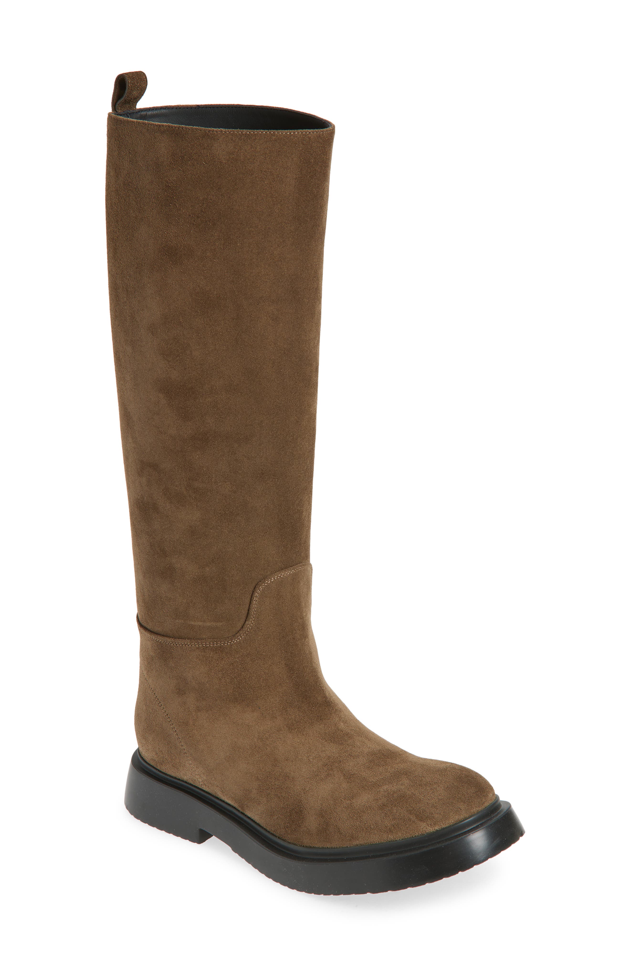 Proenza Schouler Bank Knee High Boot, Main, color, Bark