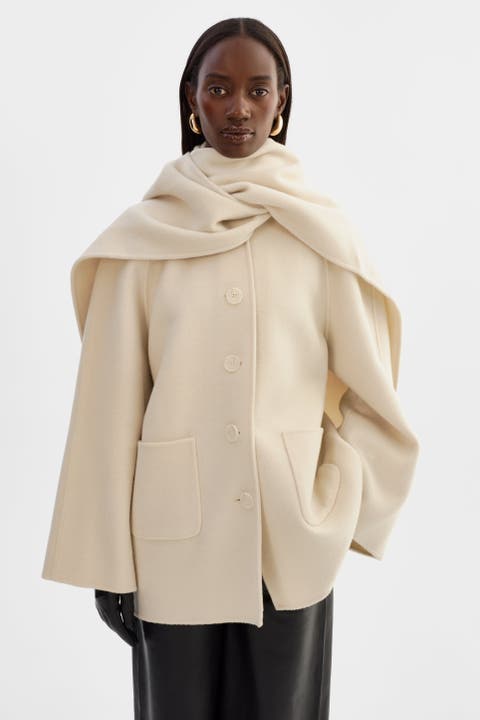 ANCA | Wool Scarf Jacket