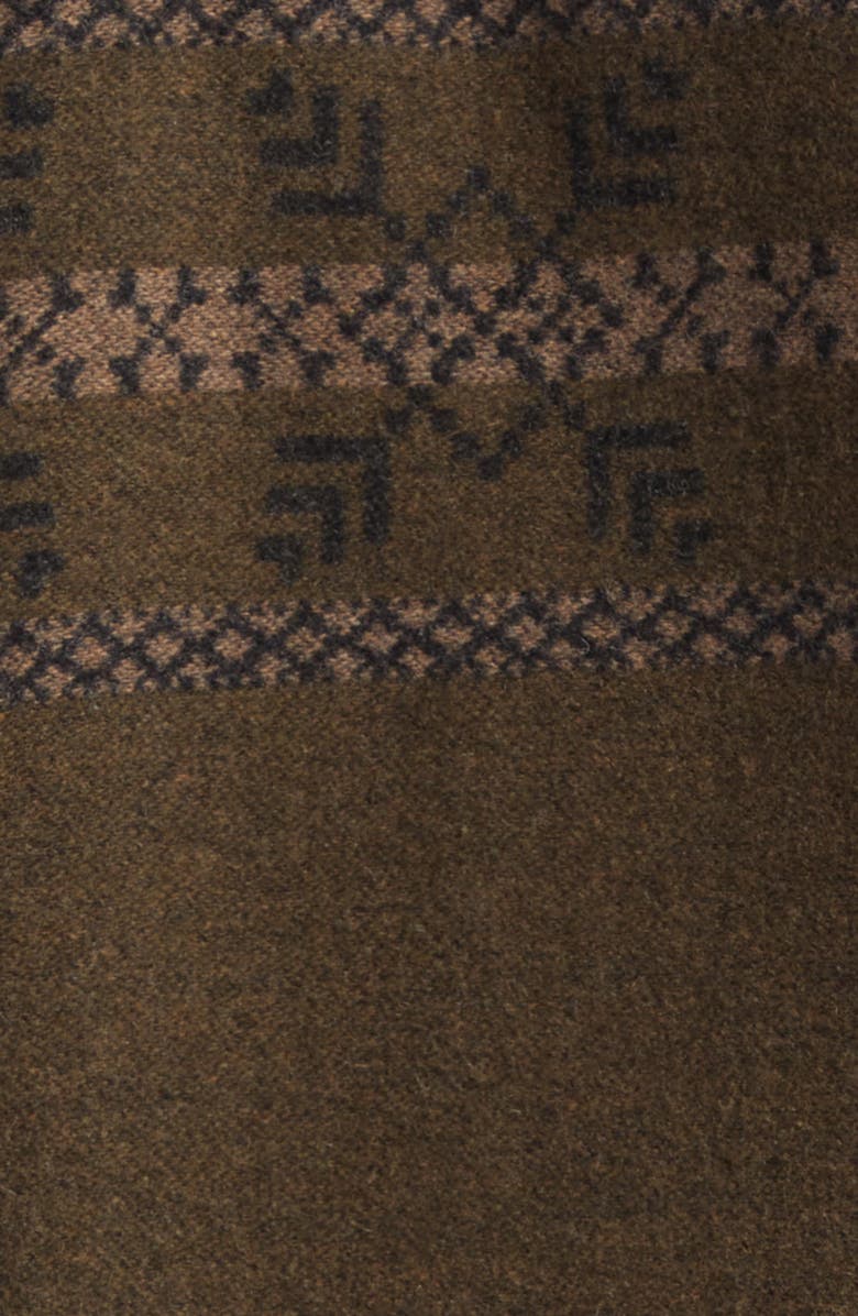 Double RL Double Face Wool Blend Jacquard Jacket, Alternate, color,