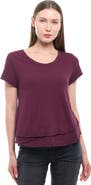 WILT Clothing Short Sleeve Mock Layer Tee