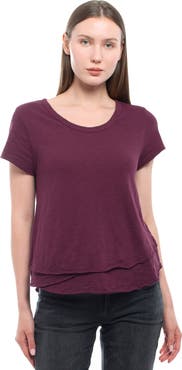 WILT Clothing Short Sleeve Mock Layer Tee