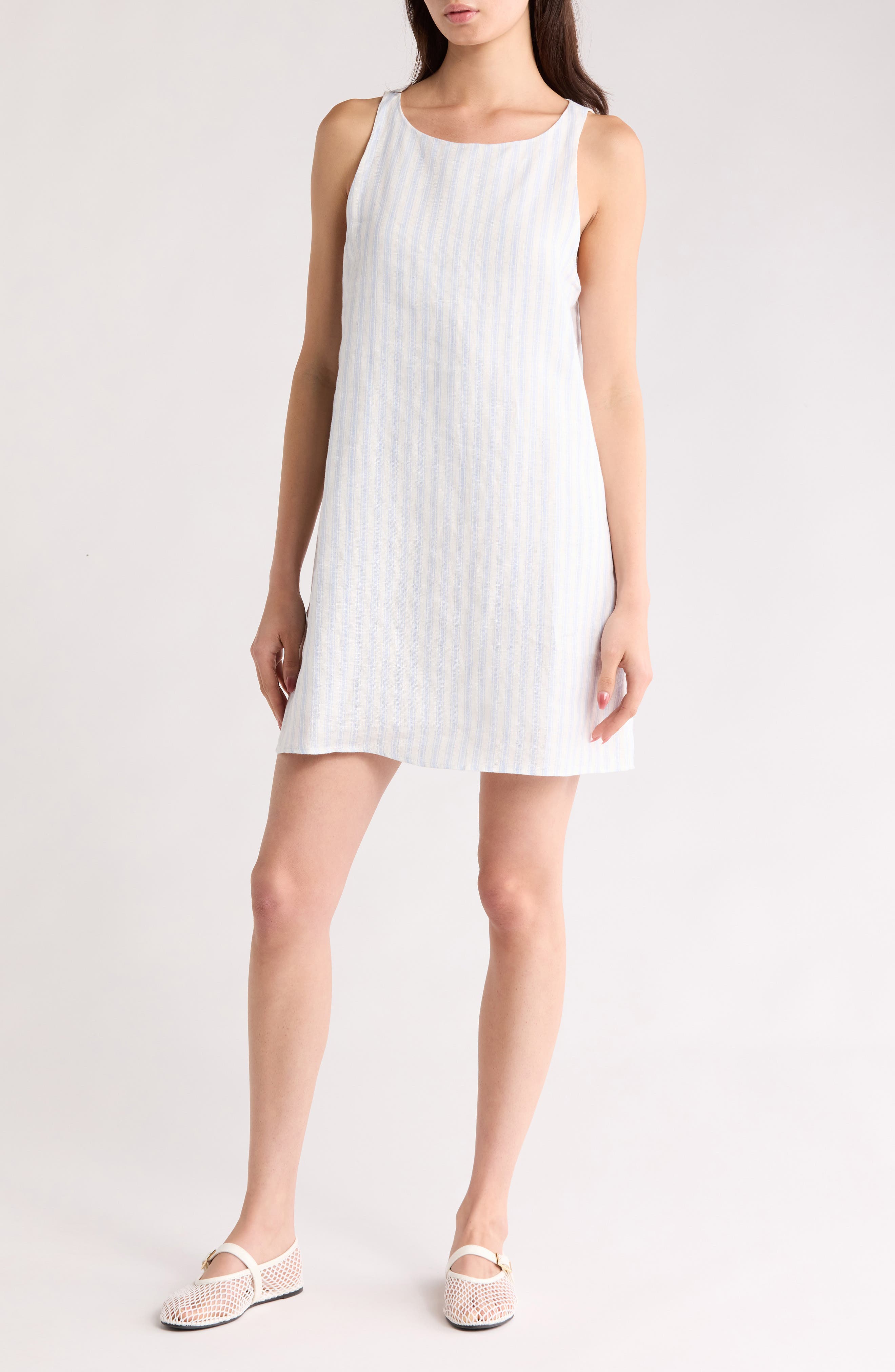 Reformation Jessi Sleeveless Linen Dress