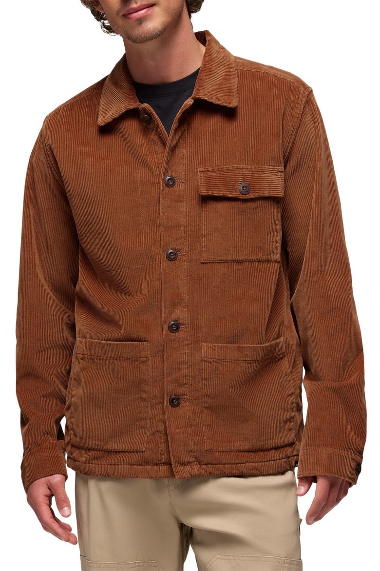 Ridgecrest Organic Cotton Corduroy Chore Coat, Main, color, TAWNY