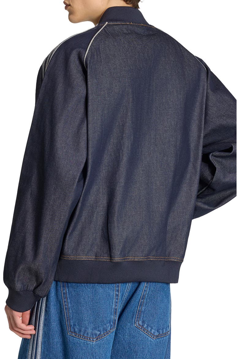 SST Denim Track Jacket, Alternate, color, INDIGO DENIM