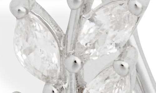 Nordstrom Rack Cz Leaf Climber Earrings