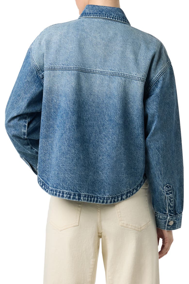 Oversized Denim Jacket, Alternate, color, LIV