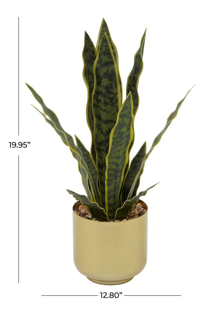 Novogratz Artificial Potted Snake Plant, Alternate, color,