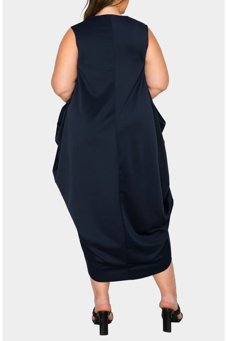 Clover Sleeveless Dress, Alternate, color, NAVY