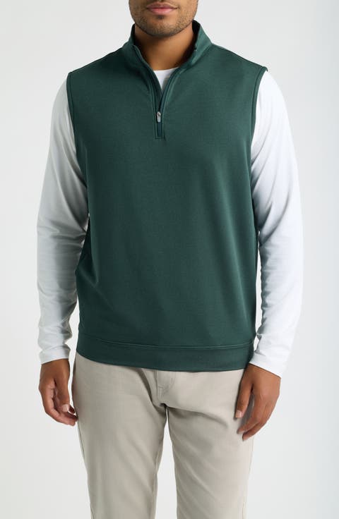 Galway Melange Performance Quarter Zip Vest