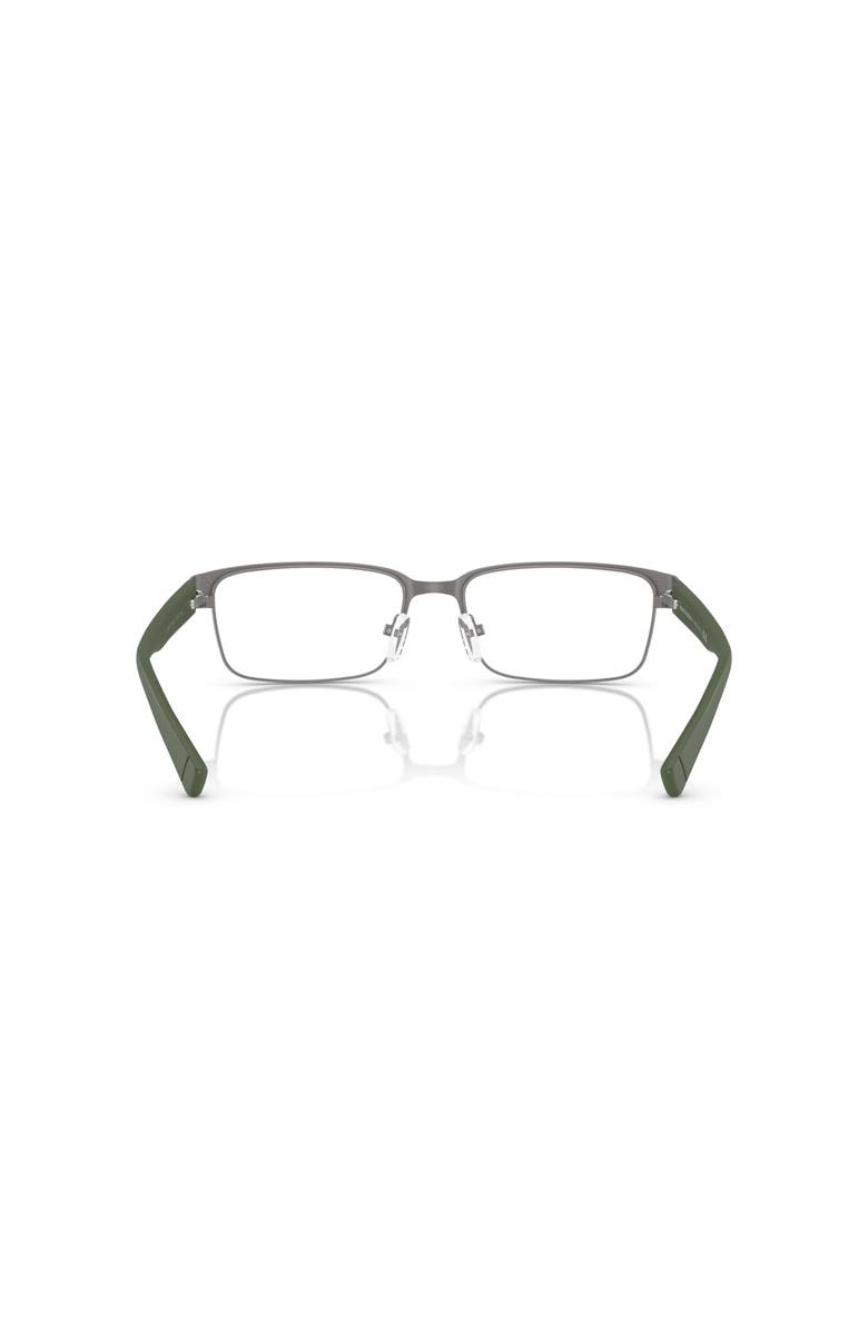Armani Exchange 54mm Rectangle optical glasses, Alternate, color, Grey