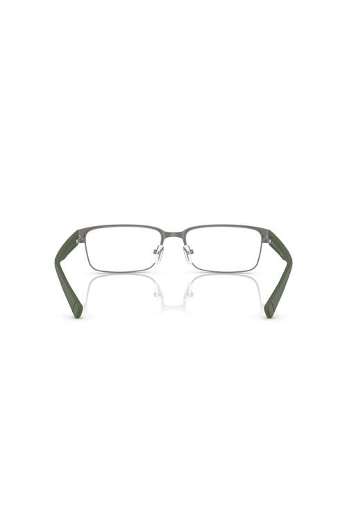 Armani Exchange 54mm Rectangle Optical Glasses In Multi
