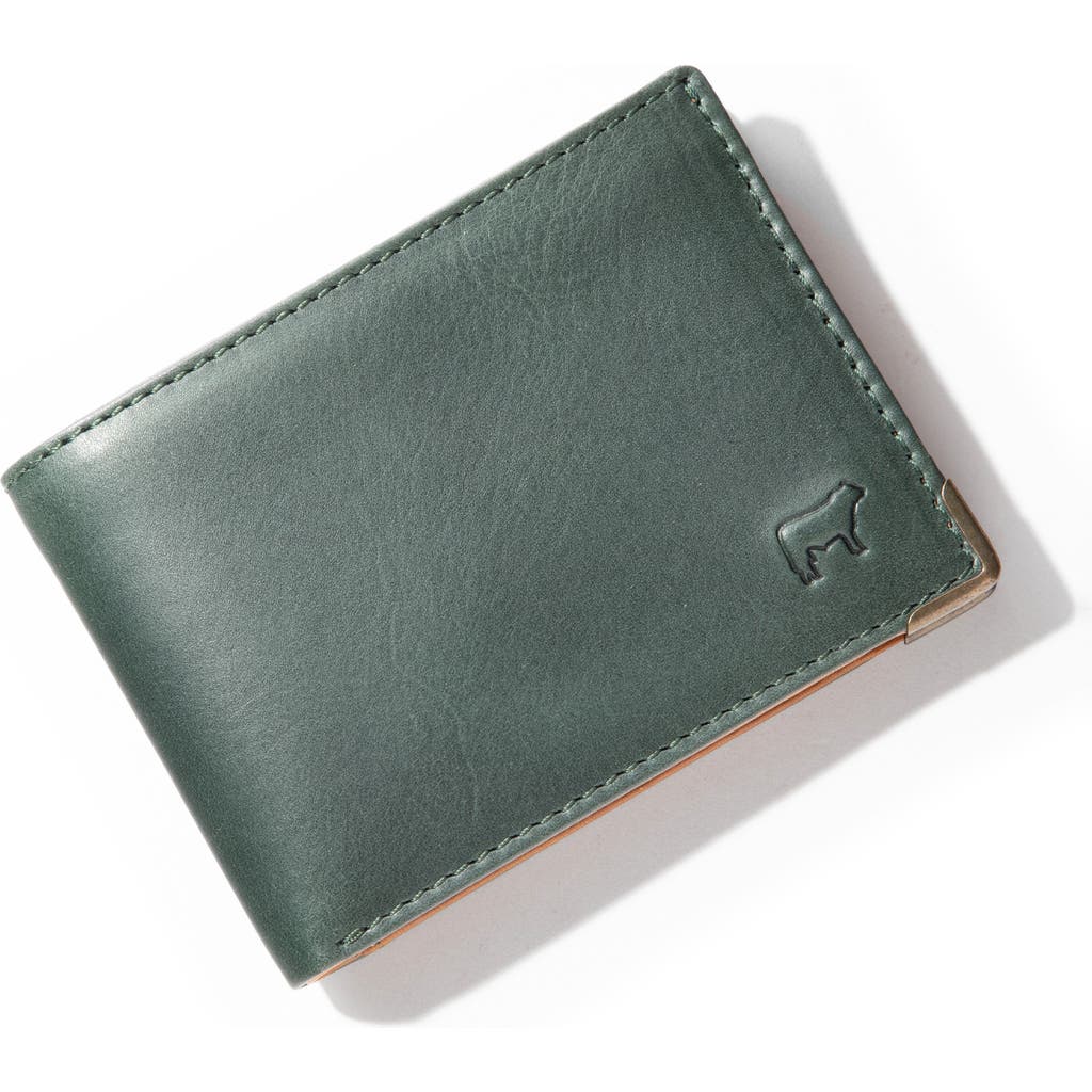 Will Leather Goods William Two Tone Bifold Wallet In Green