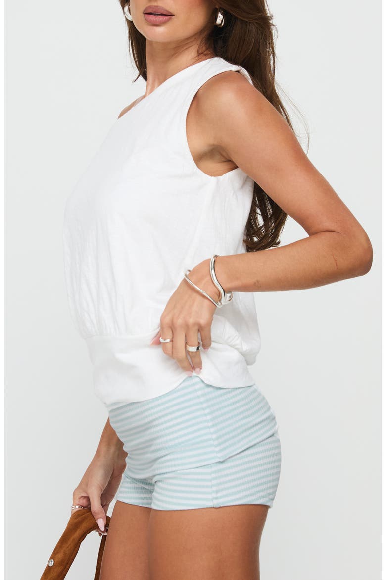Emmi Off the Shoulder Organic Cotton Top, Alternate, color, WHITE
