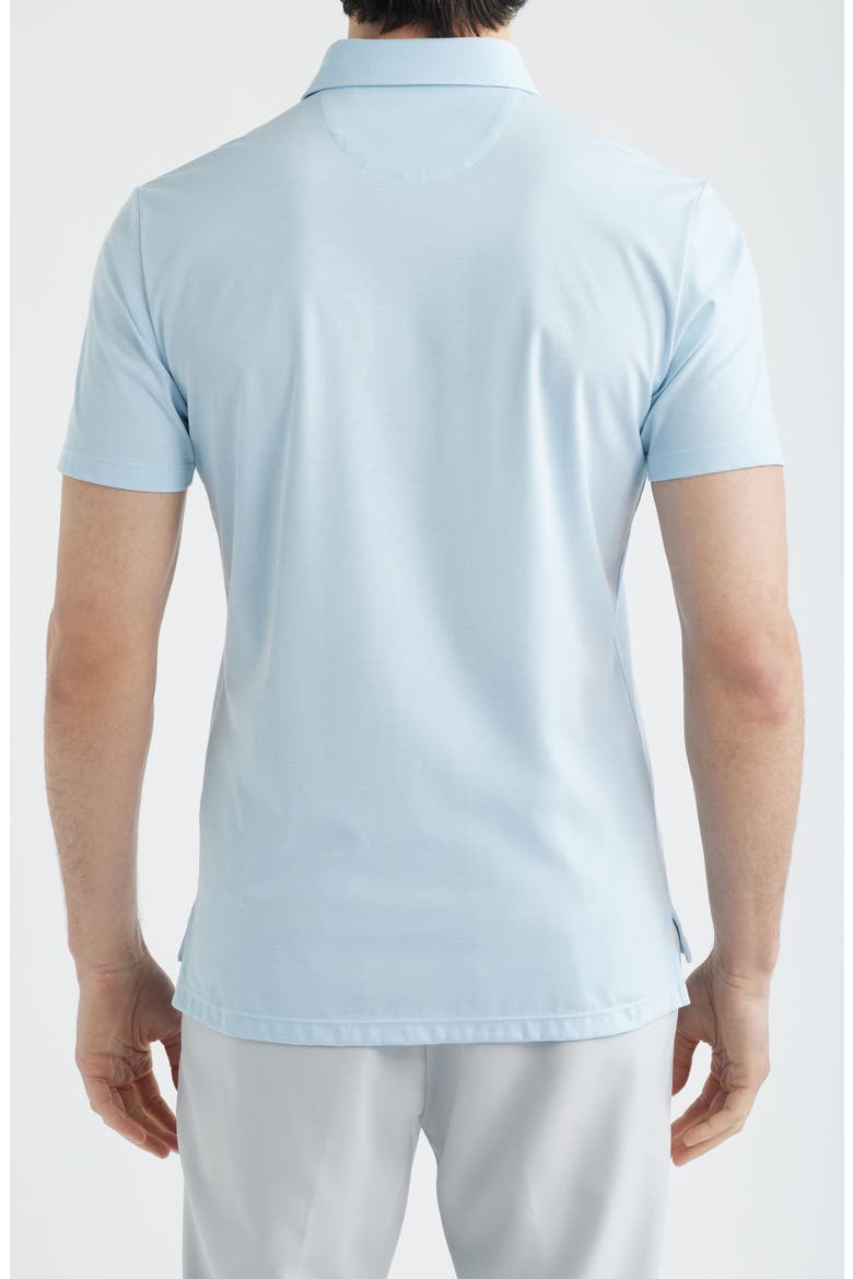 Elba Top Shelf Cotton Blend Piqué Polo, Alternate, color, AIRY BLUE