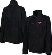 Columbia Women's Columbia Black Chicago Bulls Benton Springs Raglan Full-Zip Jacket