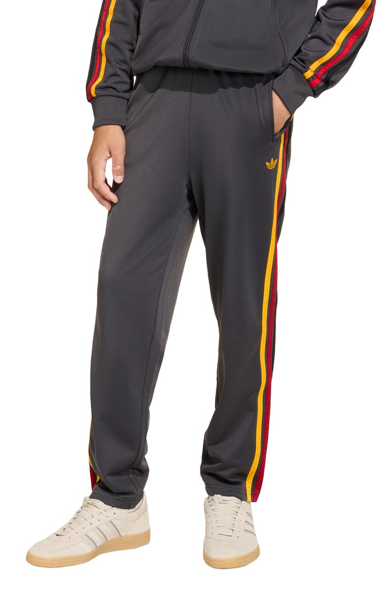 adidas Originals Kids' Firebird Recycled Polyester Track Pants, Alternate, color, Utility Black/ Collegiate Gold