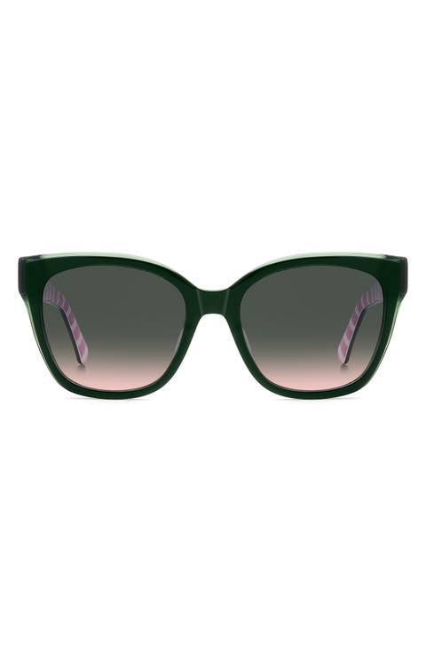 daesha 55mm square sunglasses