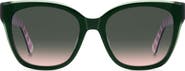 Kate Spade New York daesha 55mm square sunglasses