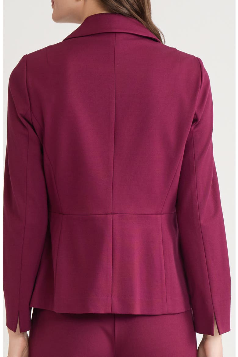 One-Button Seamed Waist Blazer, Alternate, color, SHIRAZ