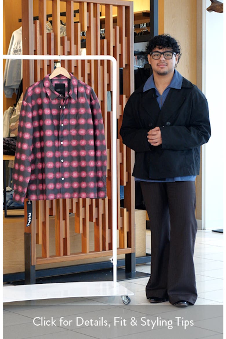 Shadow Plaid Leather Shacket video