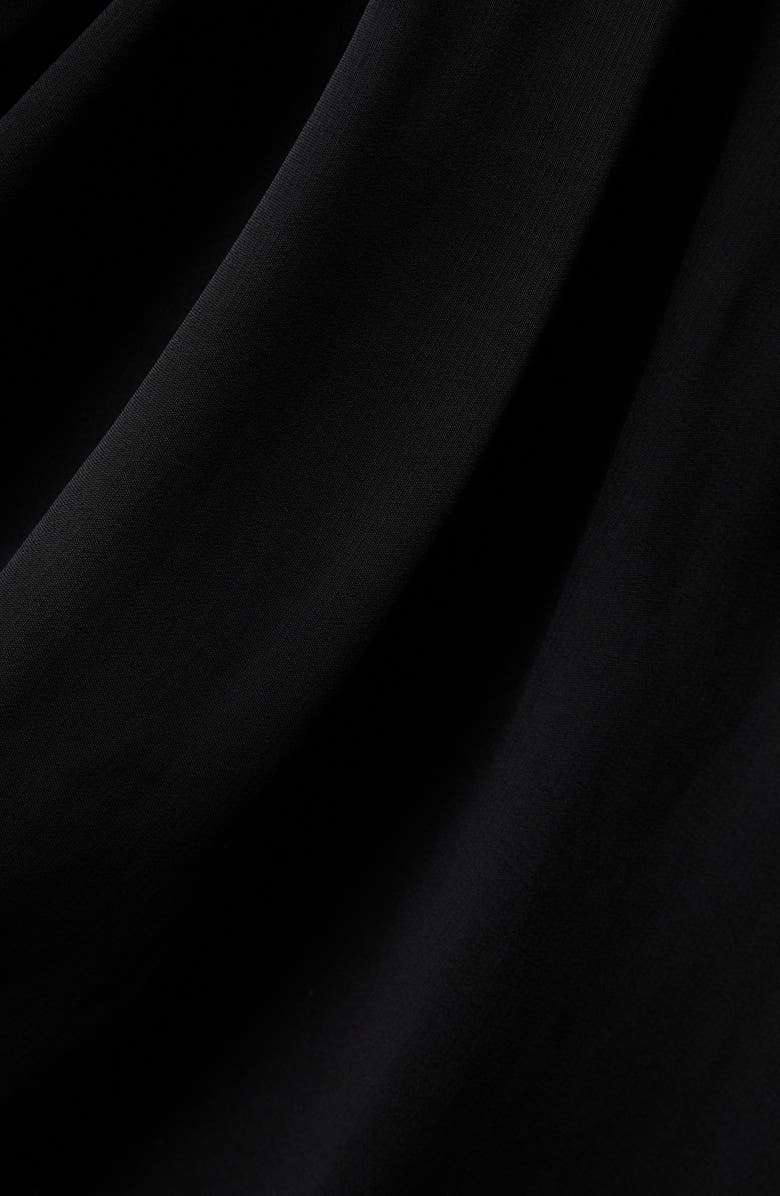 MANGO Asymmetric Drape Midi Dress, Alternate, color, 