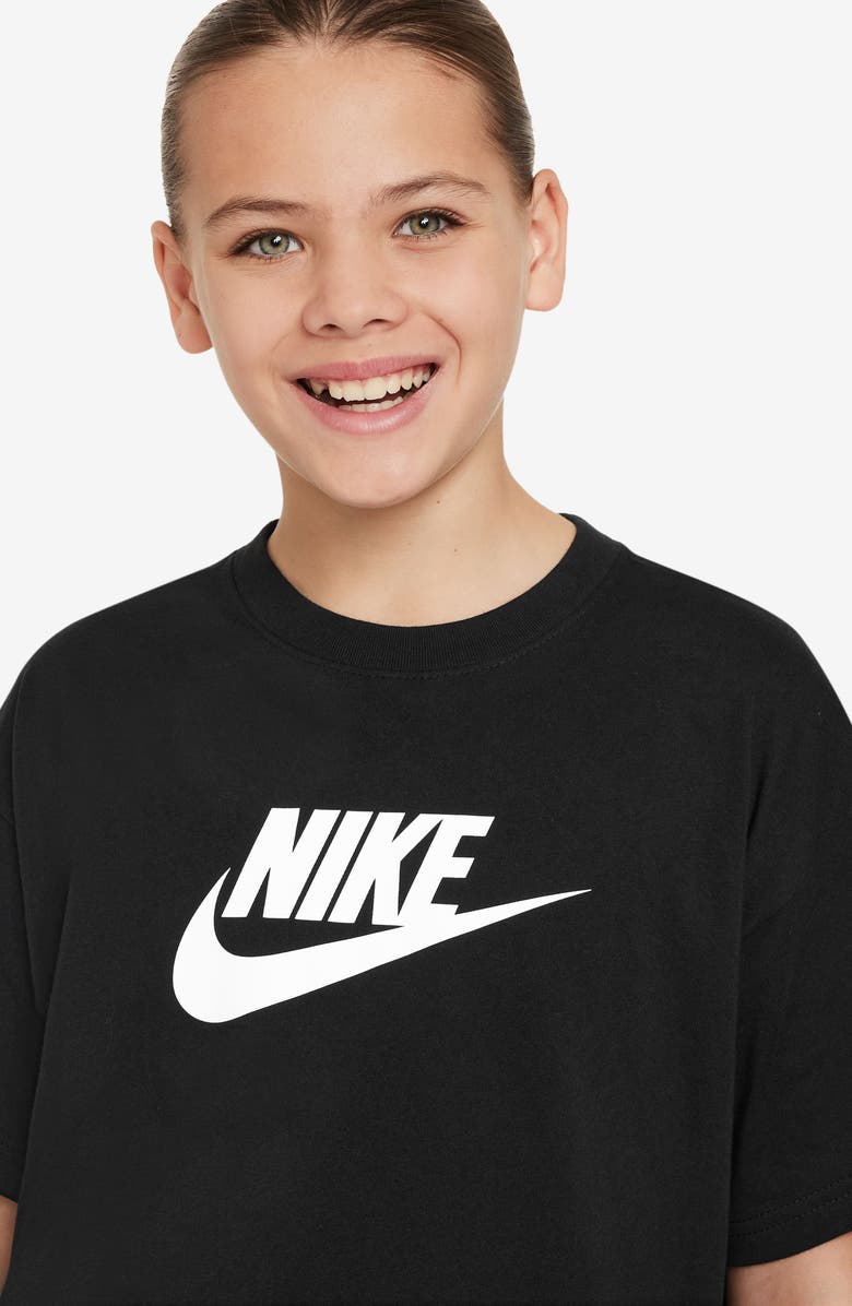 Nike Kids' Sportswear Cotton Graphic T-Shirt, Alternate, color, 