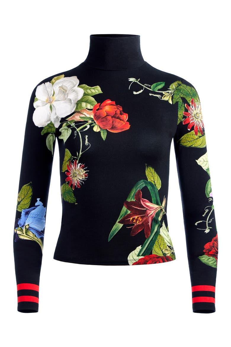 Delaina Turtleneck Top, Alternate, color, LUNCH DATE