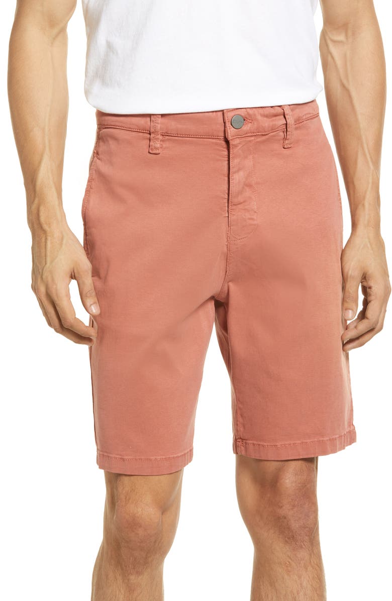 34 Heritage Nevada Soft Touch Shorts, Main, color, Brick Soft Touch