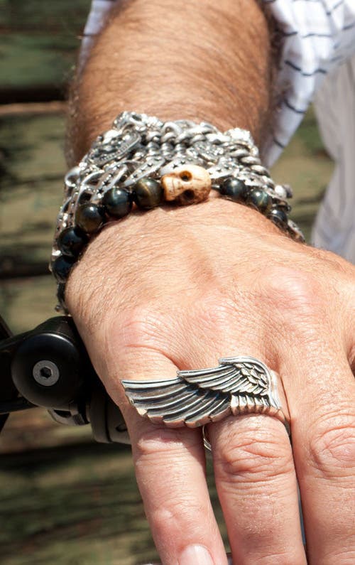 King Baby Studio Wing Ring In Silver