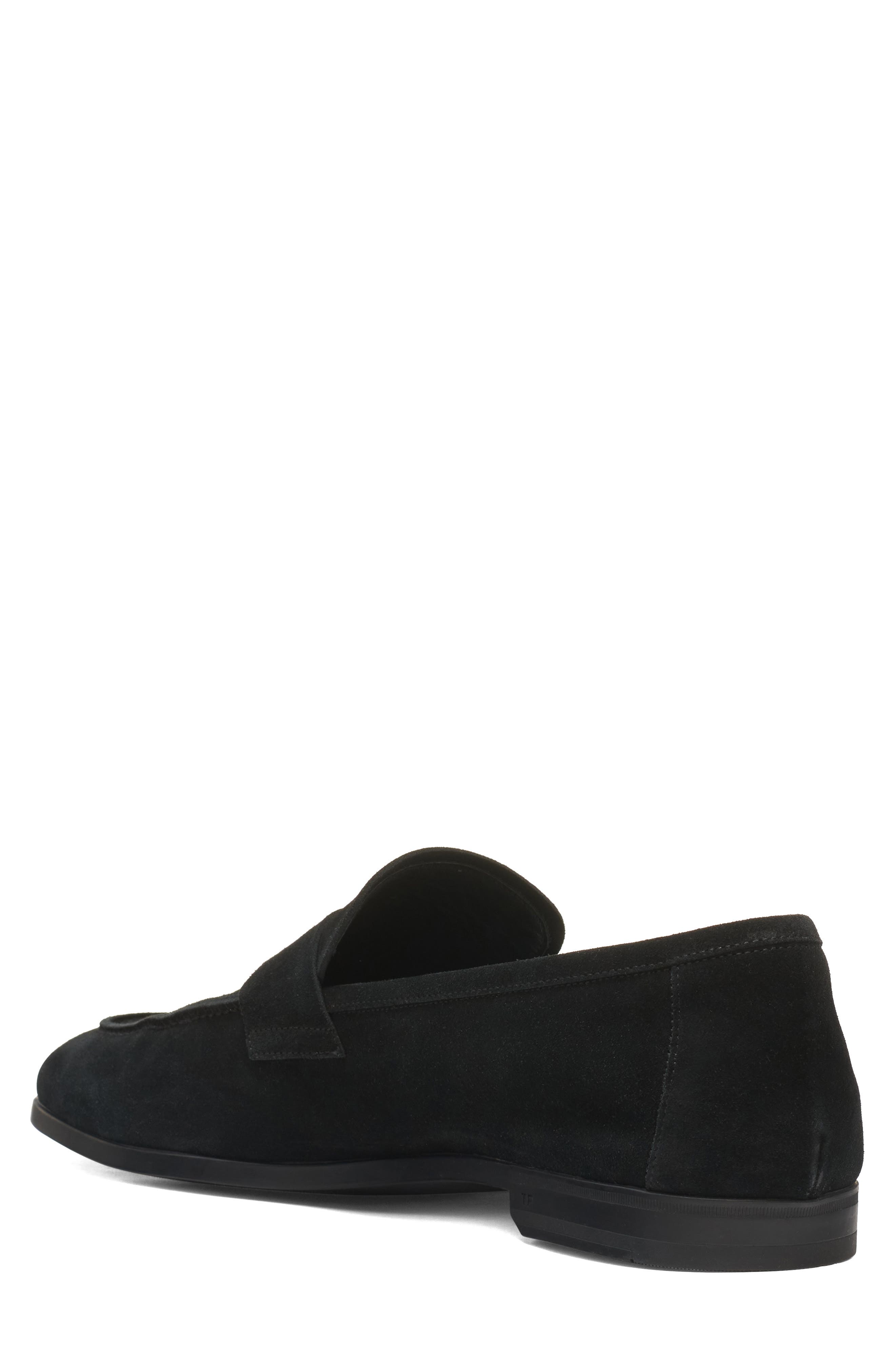 TOM FORD Sean Penny Loafer, Alternate, color, 1N001 Black