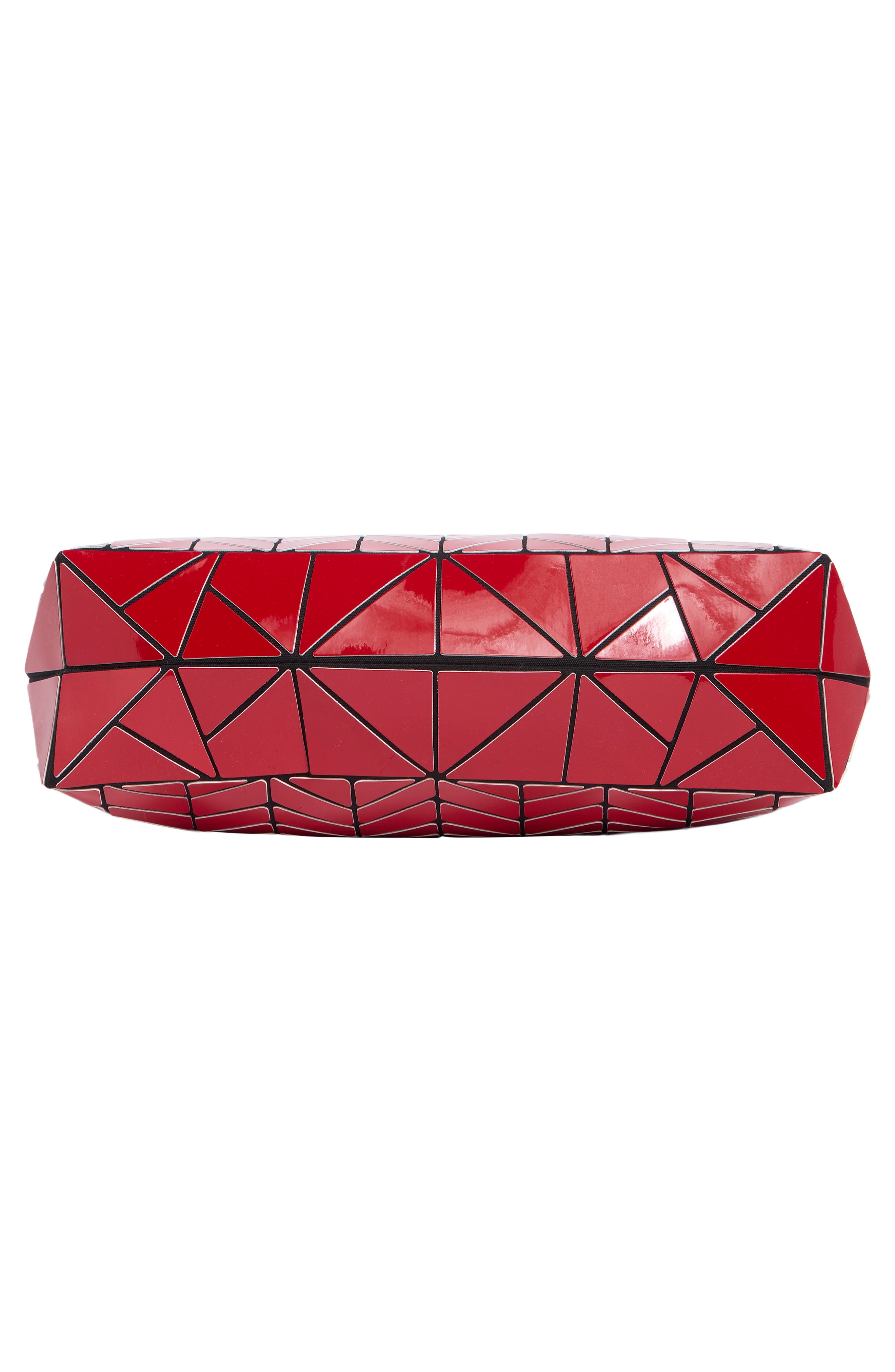 Chevron Tote Bag, Alternate, color, SHINY RED