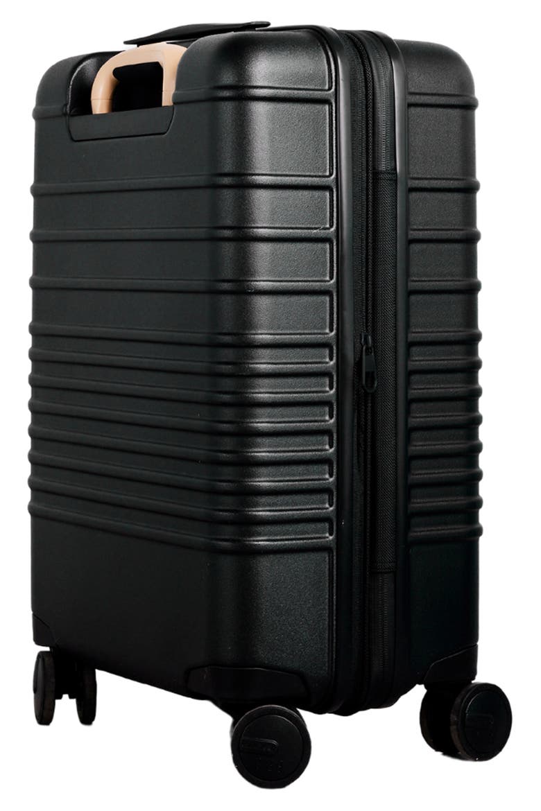 The Carry-On Roller Suitcase, Alternate, color, BLACK
