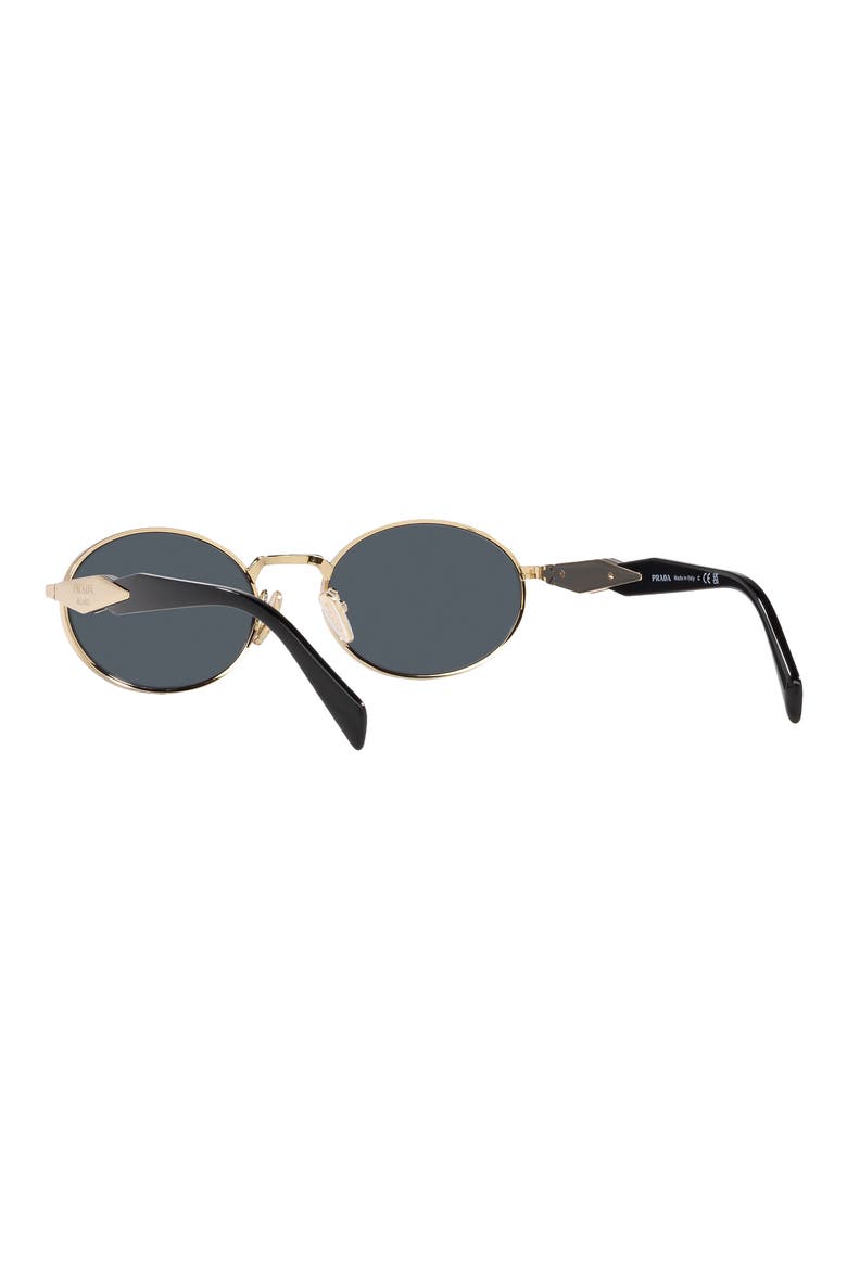 55mm Oval Sunglasses, Alternate, color, DARK GREY