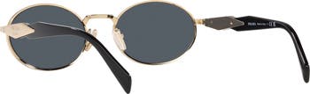 55mm Oval Sunglasses