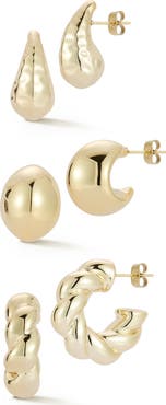 GLAZE JEWELRY Hoop Earrings Set