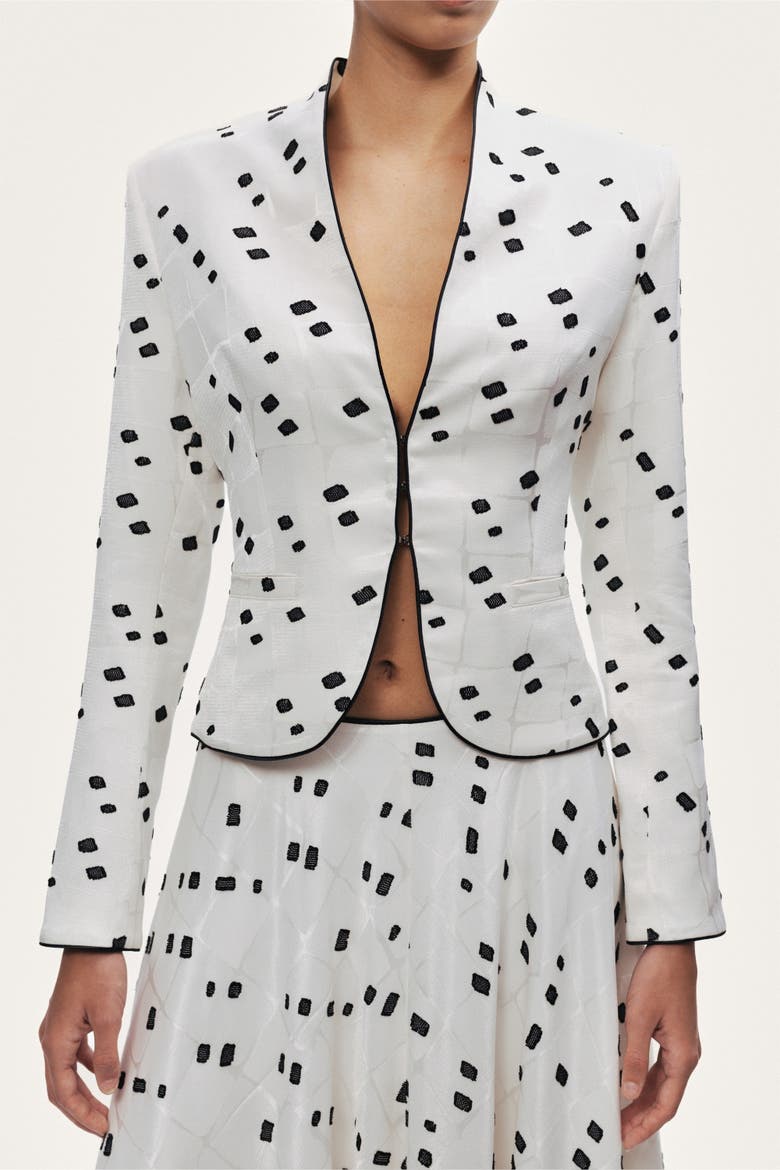 Printed Tailored Jacket, Alternate, color, Multi-Colored