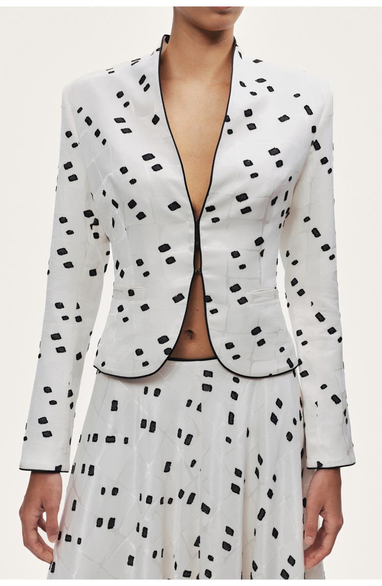 Nocturne Printed Tailored Jacket, Alternate, color, Multi-Colored