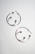 Rimor Jewelry XL Pierced Hoop Earrings