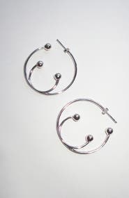Rimor Jewelry XL Pierced Hoop Earrings