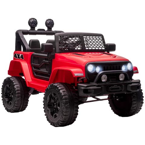 12V Kids Off Road Ride On Truck with Remote Control, Adjustable Speed