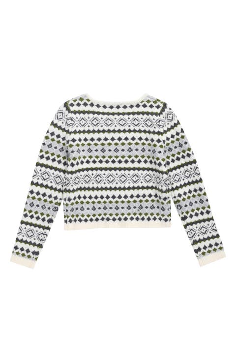 Kids' Fair Isle Pullover Sweater